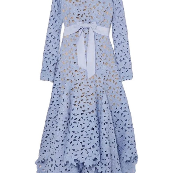 Asymmetrical Guipure dress by Oscar De La Renta - Picture 4 of 6